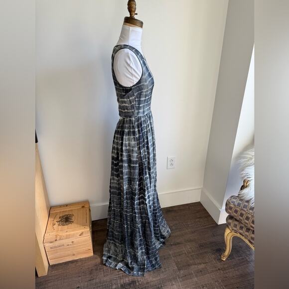 ANTHROPOLOGIE NEUW SHIBORI MAXI DRESS TIE DYE
BACK CUTOUT SIZE XS - Picture 5 of 10